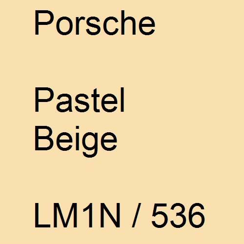 Porsche, Pastel Beige, LM1N / 536.